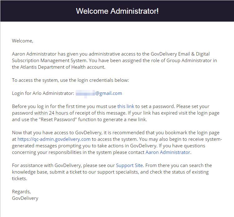 Adding and Removing Administrators | Granicus Support