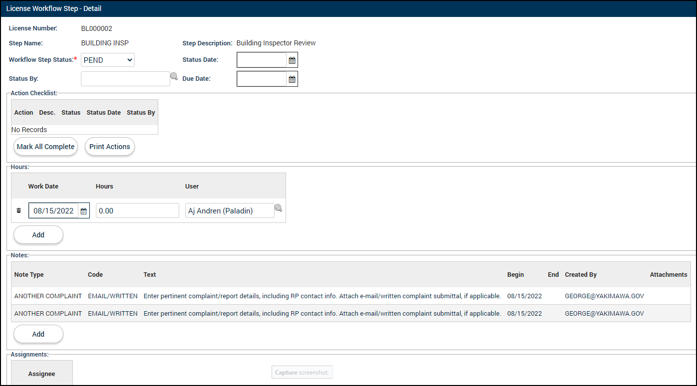 Licensing: Workflow Tab | Granicus Support