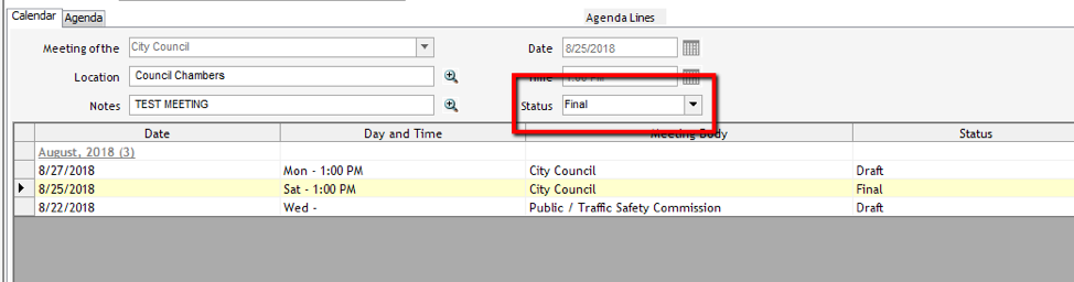 Legistar Quick Guide: Generating an Agenda | Granicus Support