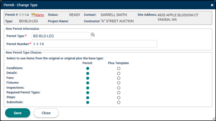 Permitting: Main Tab | Granicus Support