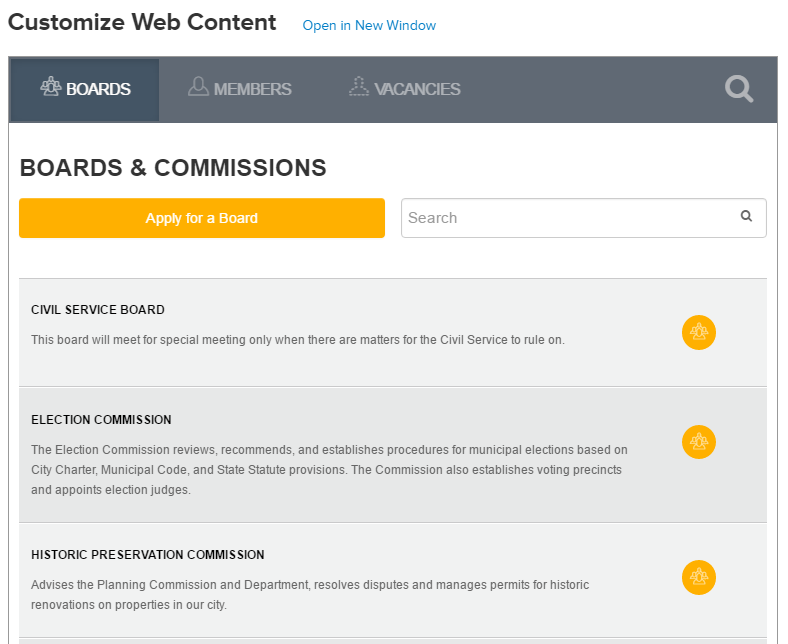 Customizing Your Public-Facing Web Content | Granicus Support
