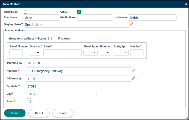 Code Enforcement: Contacts Tab | Granicus Support