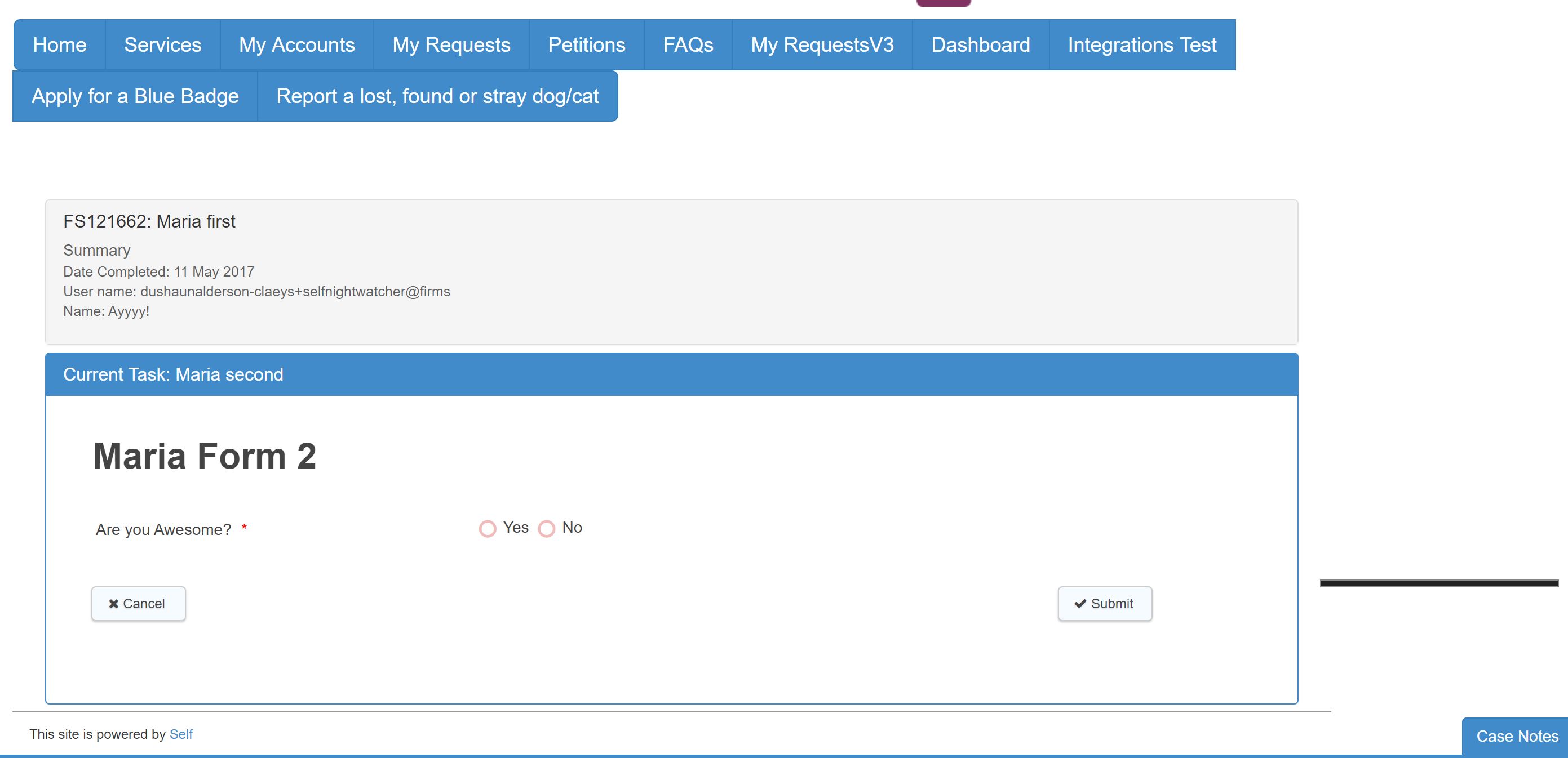 Staff Portal: Case Notes | Granicus Support