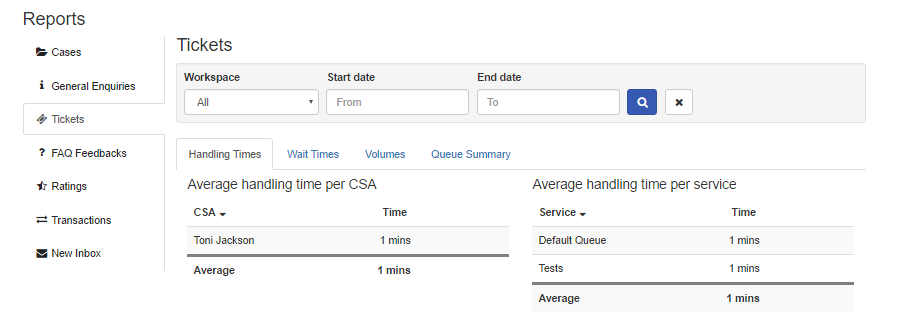 Reports Workspace | Granicus Support
