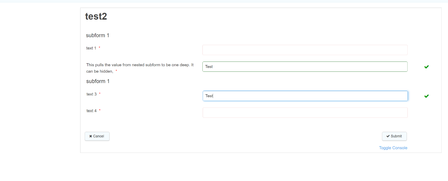 Nested Subforms | Granicus Support