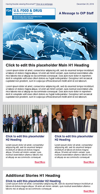 Email (Advanced): Full Newsletter Multi Columns | Granicus Support