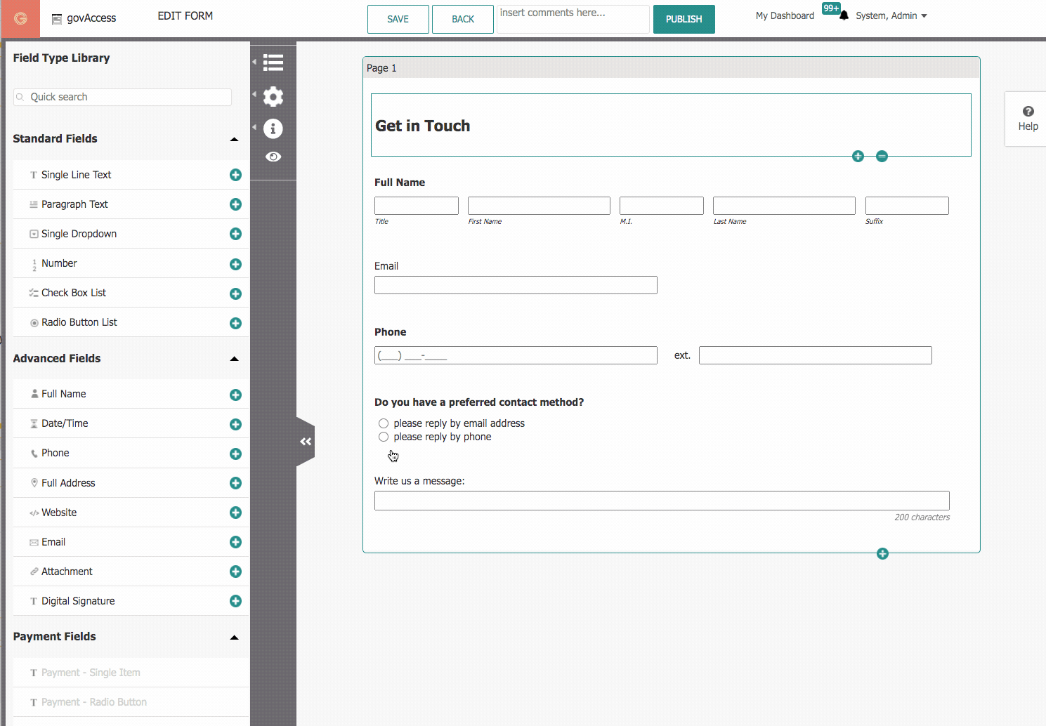 Lesson 3: Introduction to Field Types | Granicus Support