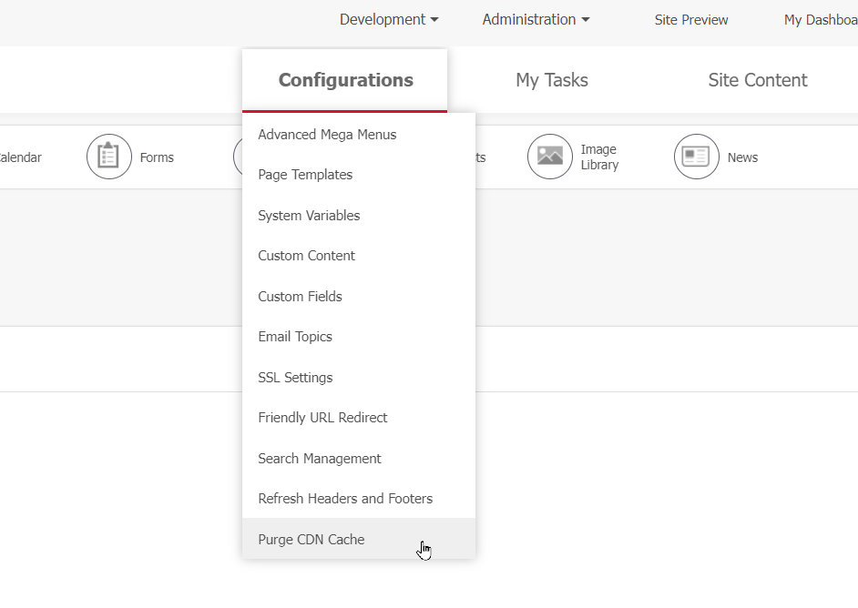 Purge CDN Cache | Granicus Support