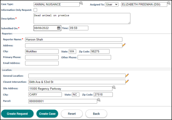 Creating a Code Enforcement Case | Granicus Support