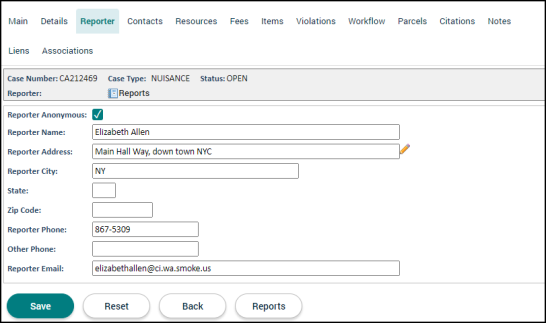 Code Enforcement Case Tabs | Granicus Support