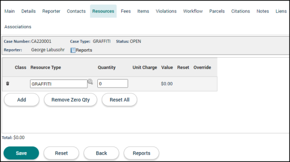Code Enforcement Case Tabs | Granicus Support