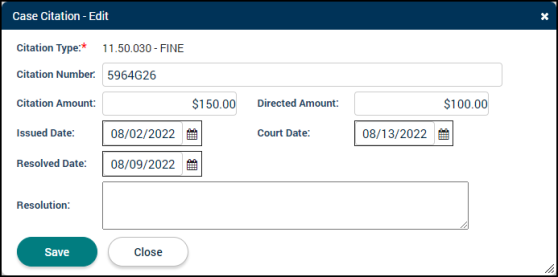 Code Enforcement: Citations Tab | Granicus Support