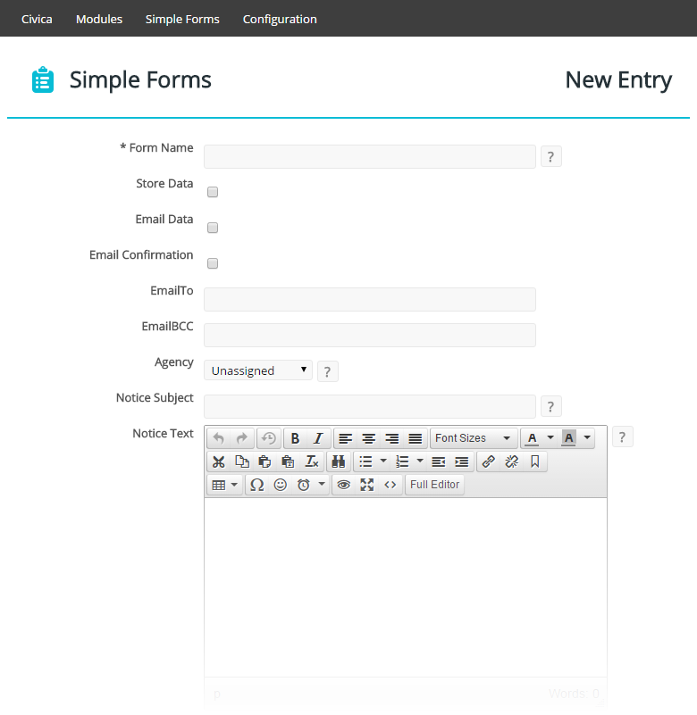 civicacms-creating-a-simple-form-granicus-support