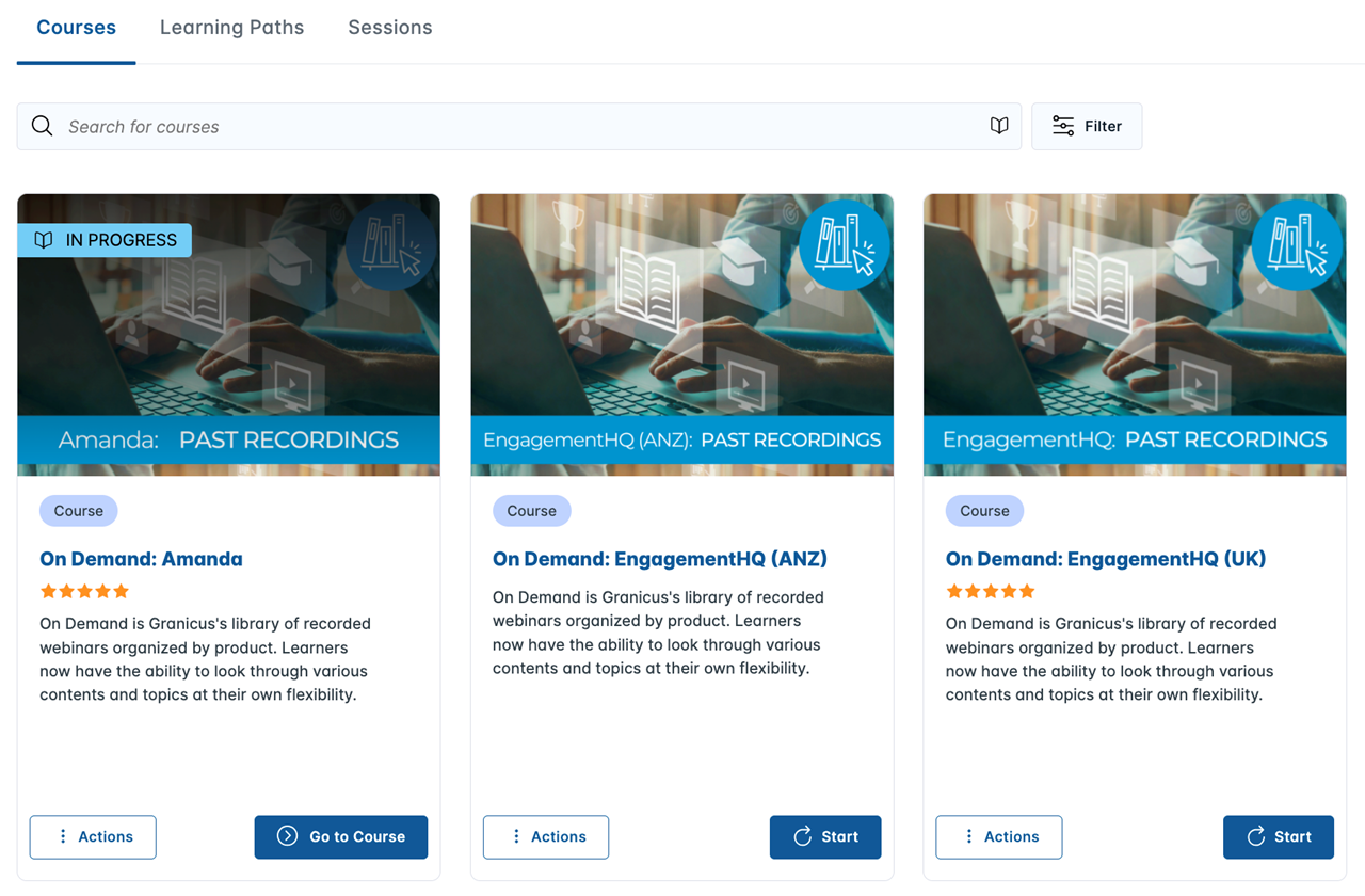 Granicus Training: Courses & Sessions | Granicus Support