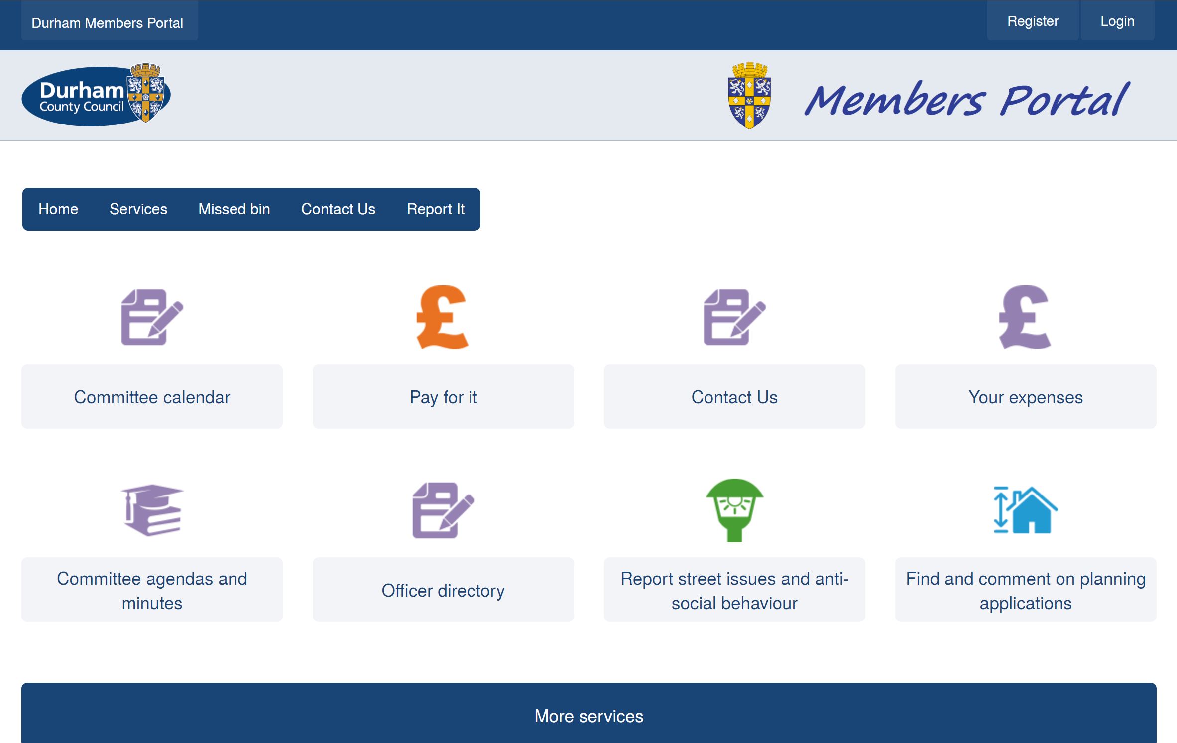 Members portal