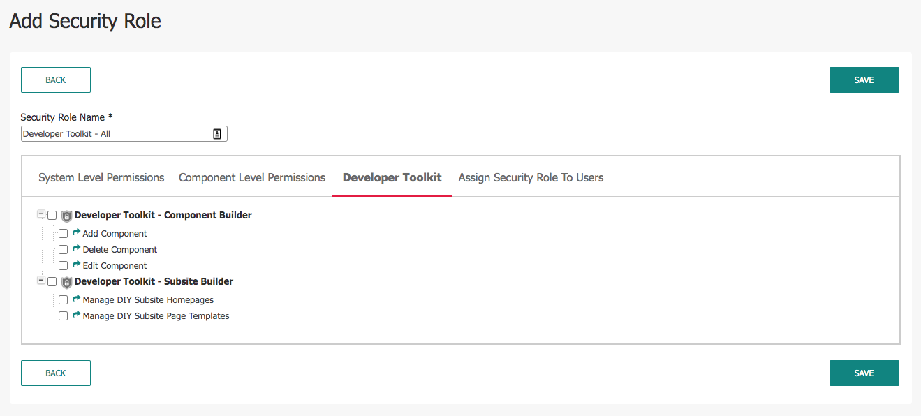 Giving users the ability to access the Developer Toolkit by creating a new security role
