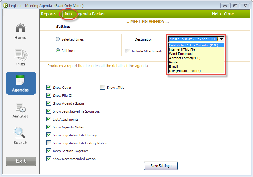 12 Quick Steps for Using LiveManager with Legistar | Granicus Support