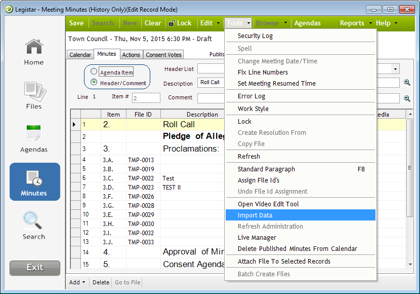 12 Quick Steps for Using LiveManager with Legistar | Granicus Support