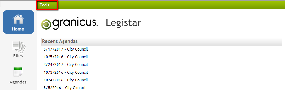 Local Settings | Granicus Support