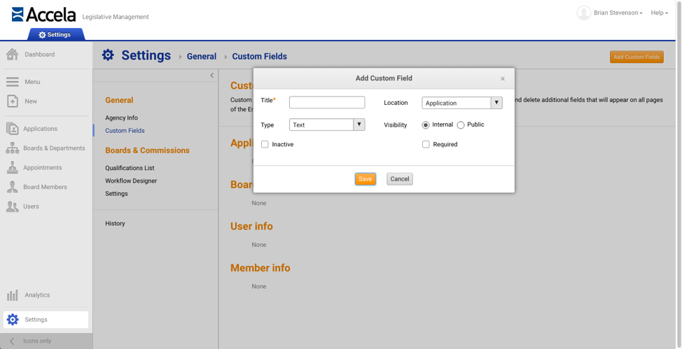 IQM2 Boards and Commissions: Settings | Granicus Support