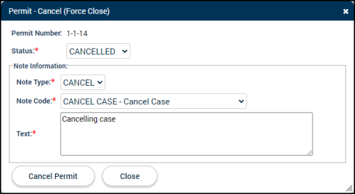 Permitting: Main Tab | Granicus Support