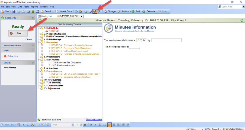 IQM2 Civic Streaming: Starting, Pausing, and Stopping | Granicus Support