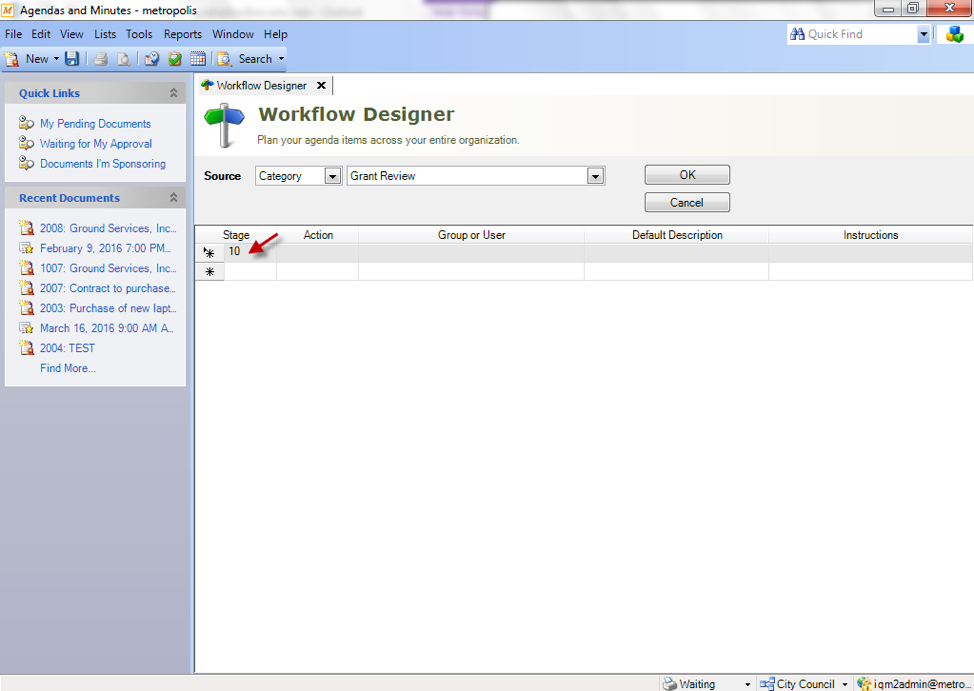 IQM2 Agendas & Minutes: Workflow Designer | Granicus Support
