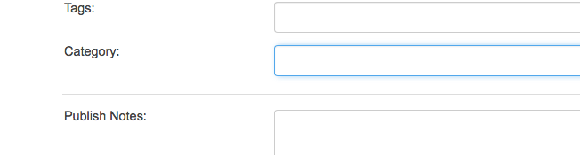 new category