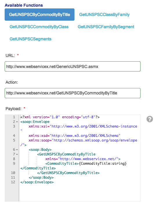 web service functions