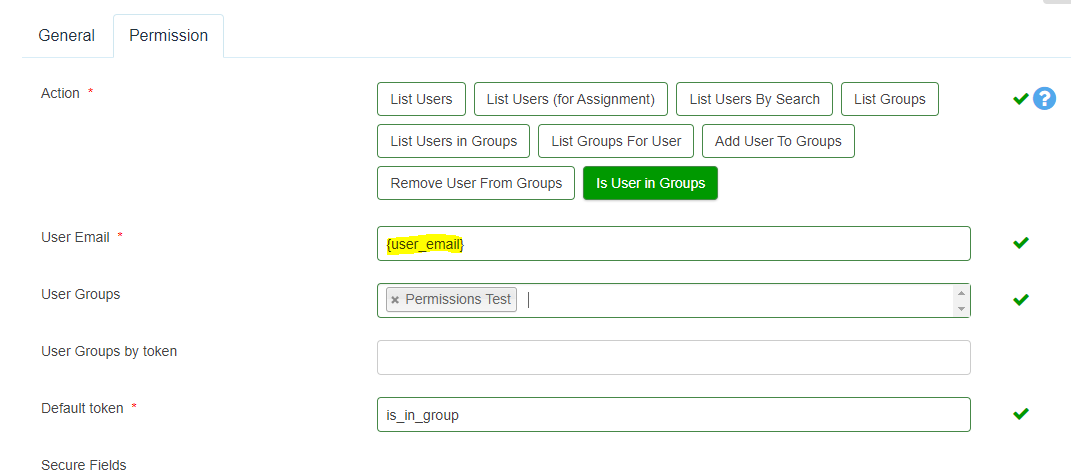 Is user in group integration