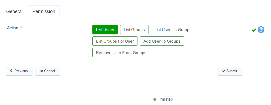 permission integration screen