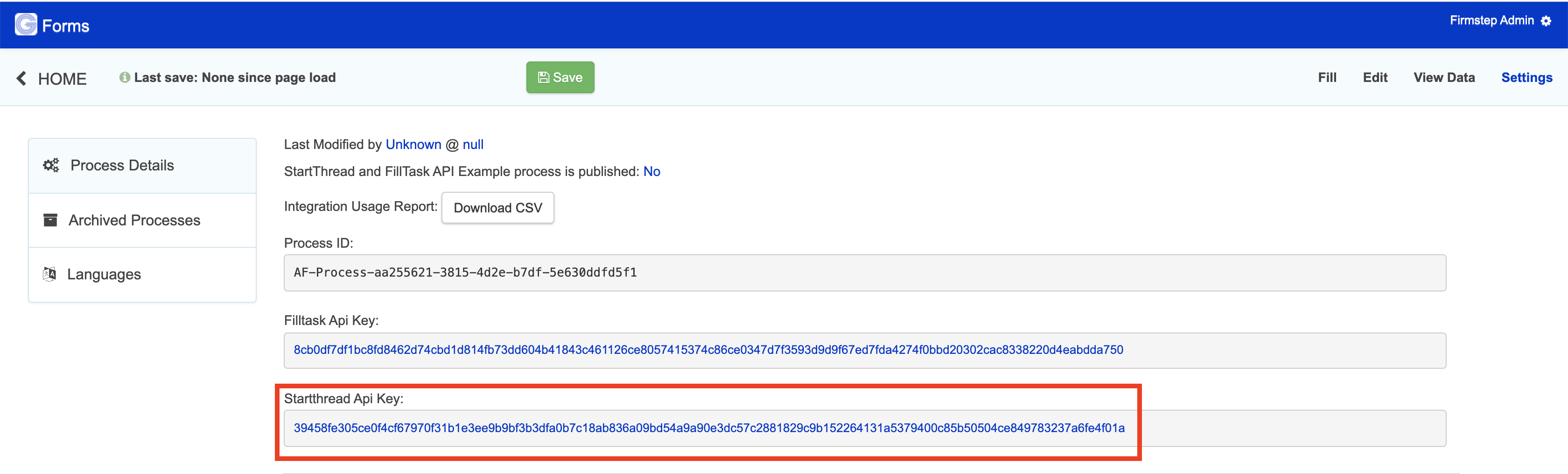 Start Thread API | Granicus Support