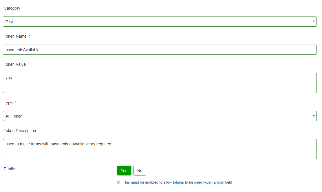 payment availability