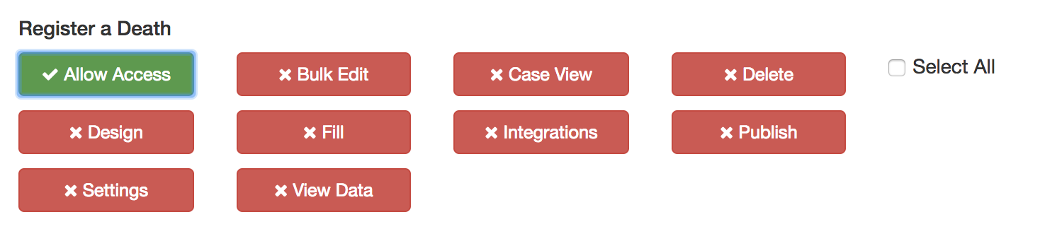 Allow Access permission