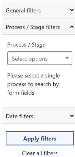 field selection