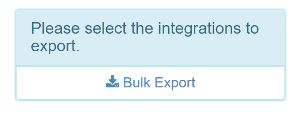 bulk export