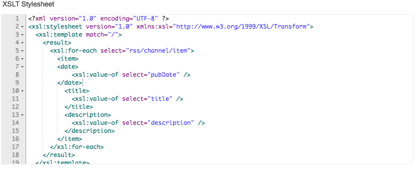 xslt stylesheet