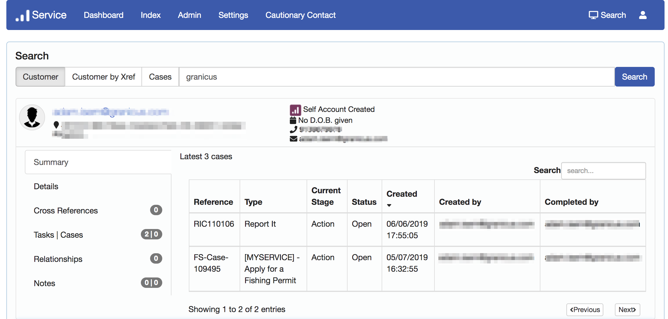Customer Service Hub Workspaces | Granicus Support