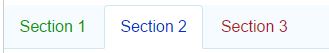 section validation colours