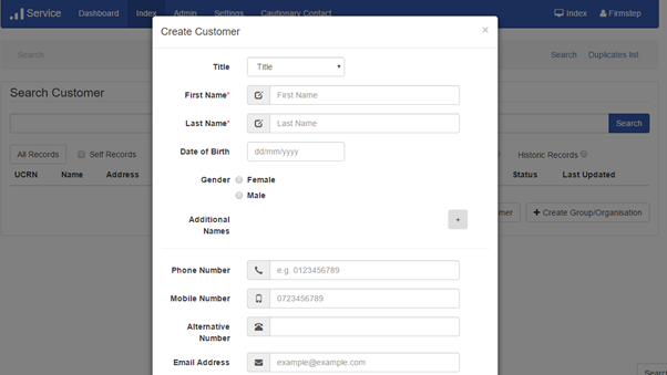 create customer