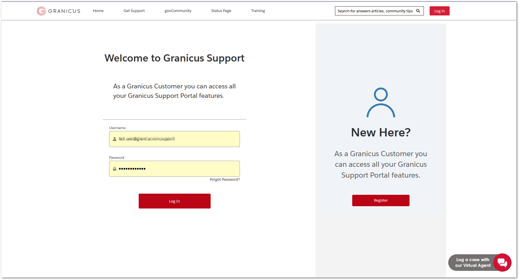 Support Portal Guide | Granicus Support