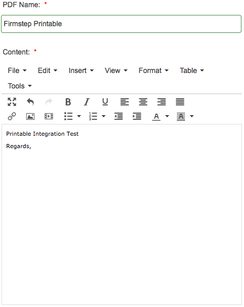 Creating a PDF of a Form | Granicus Support
