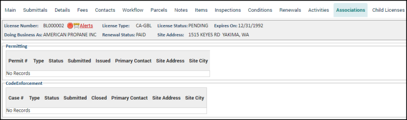 Licensing Tabs | Granicus Support