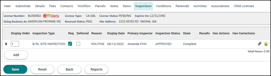 Licensing Tabs | Granicus Support