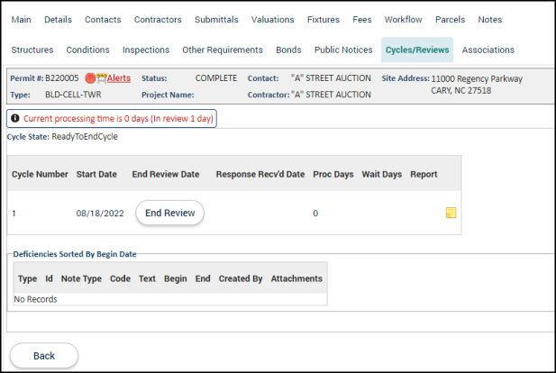 Permitting: Cycles Tab | Granicus Support