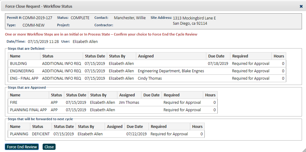 Permitting: Cycles Tab | Granicus Support