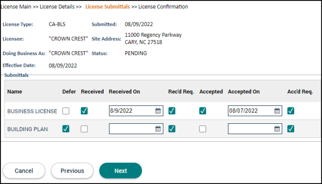 Creating a License | Granicus Support
