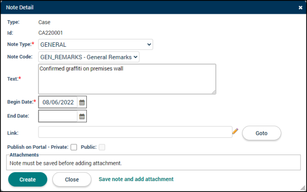 Code Enforcement: Notes Tab | Granicus Support