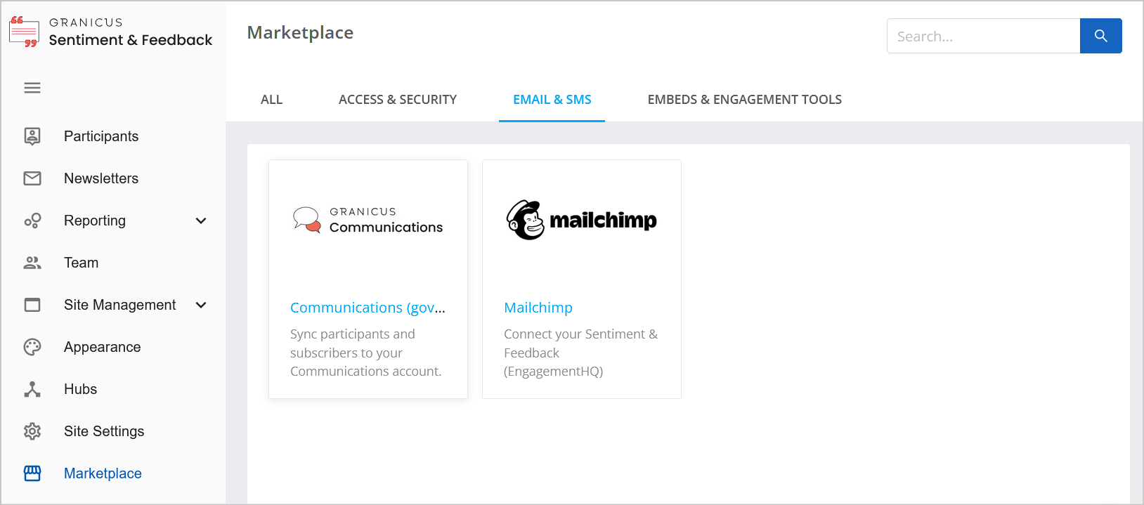 Communications (govDelivery) Connector Configuration | Granicus Support