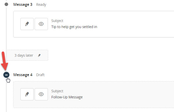 Remove button location.